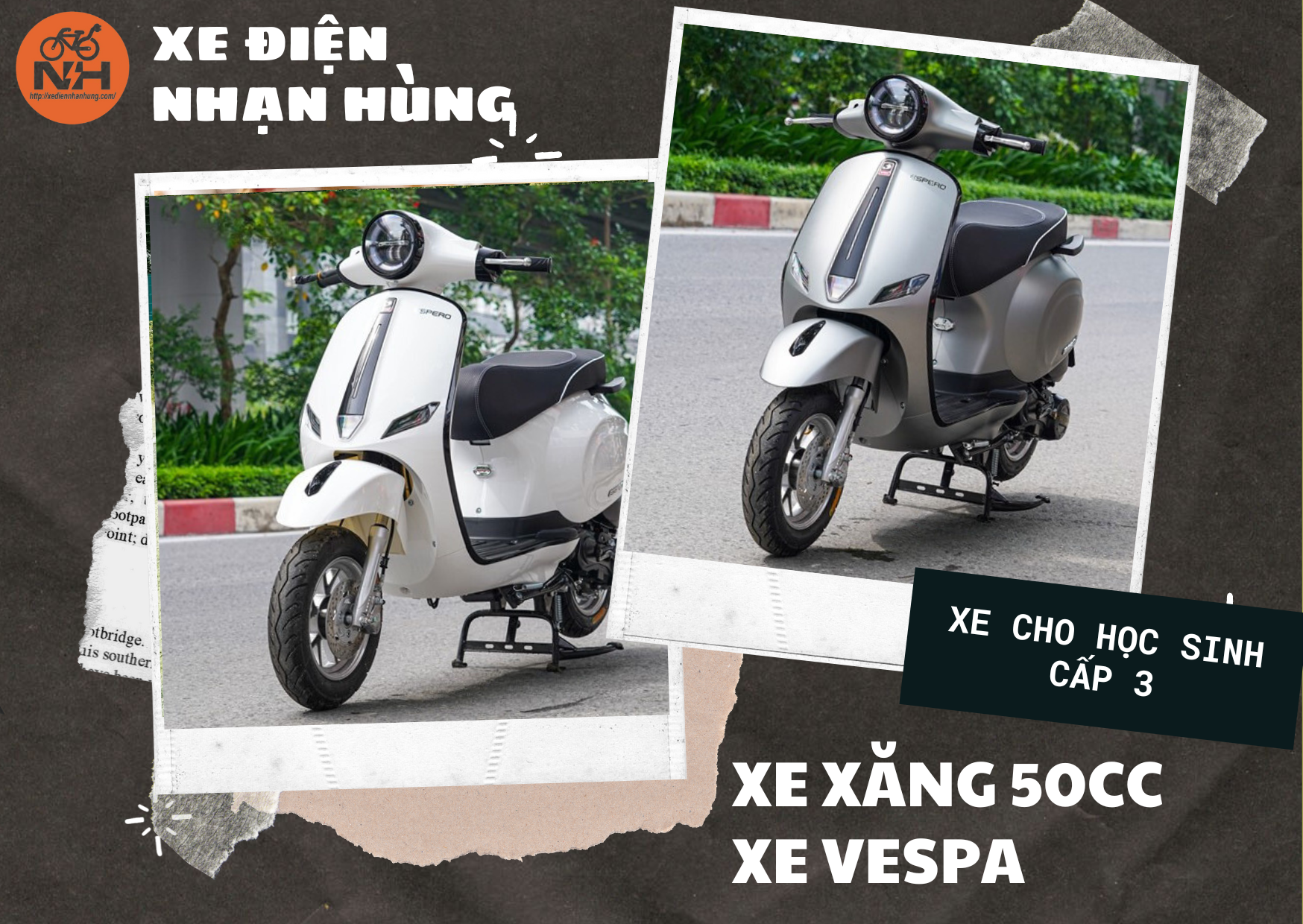 VESPA 50 ESPERO DETECH CLASSIC (Đèn Tròn)