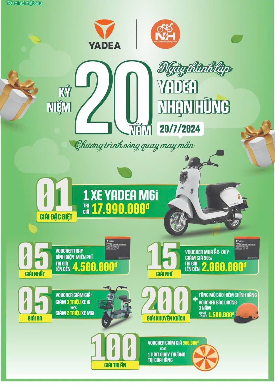 CHƯƠNG TRÌNH KỈ NIỆM 20 NĂM